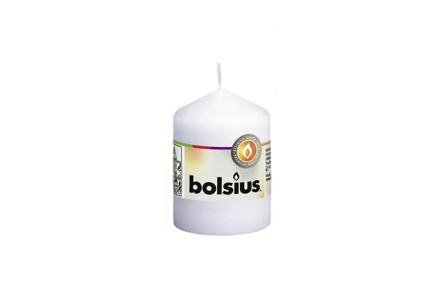 Pillar Candle 1 PC - Bolsius White