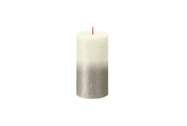 Sunset Candle 1 PC - White & Grey