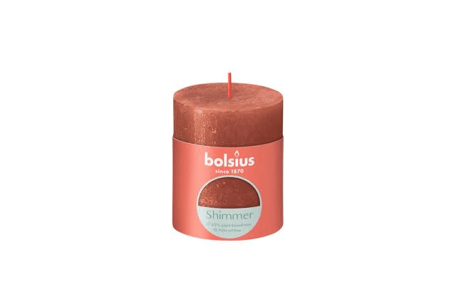  Bolsius Shimmer Candle 1 PC - Copper