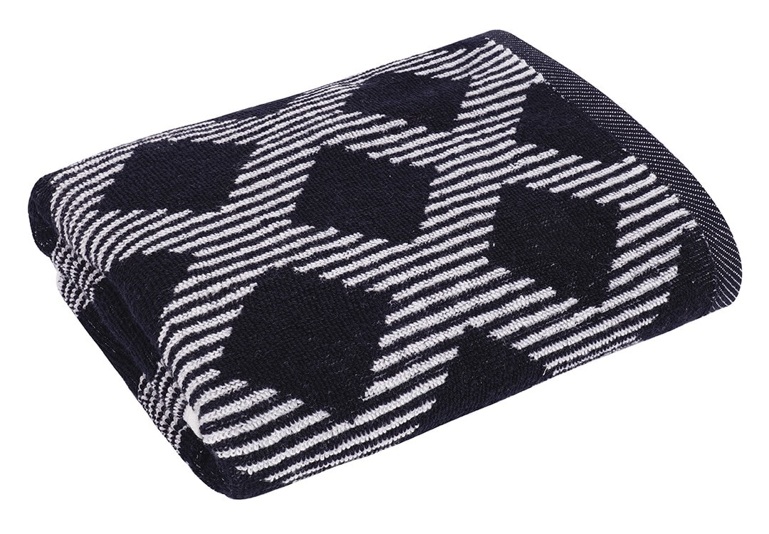 فوطة قطن هوبي 1 قطعة ( 50 × 90 ) سم - أسود