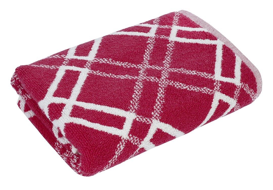 Hobby Cotton Towel 1 PC ( 50 x 90 ) cm - Red