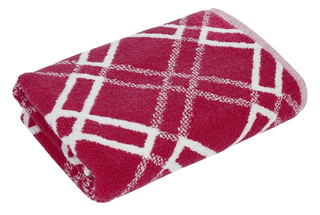 Hobby Cotton Towel 1 PC ( 50 x 90 ) cm - Red