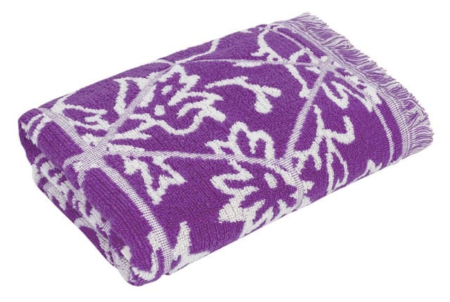 Hobby Cotton Towel 1 PC ( 50 x 90 ) cm - Purple