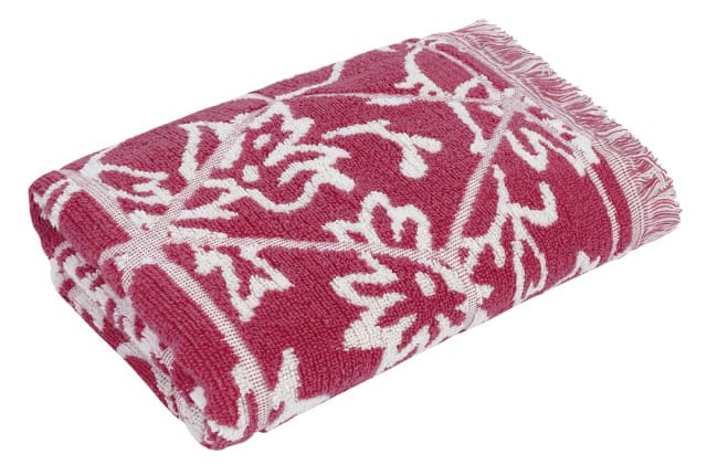 Hobby Cotton Towel 1 PC ( 50 x 90 ) cm - Red