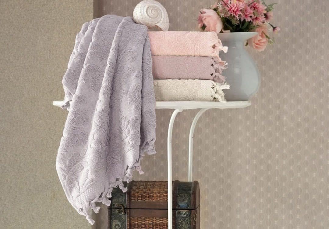 Eliz Turkish Cotton Towel Set 4 PCS