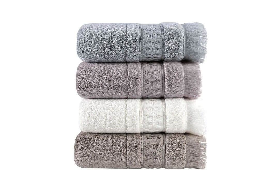 ELMIRA Turkish Cotton Towel Set 4 PCS