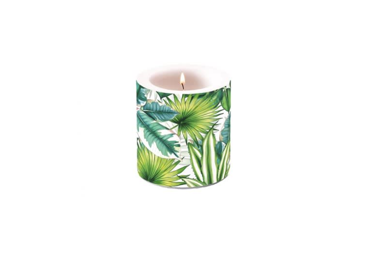 Ambiente Tropical Leaves Candle - ( L )