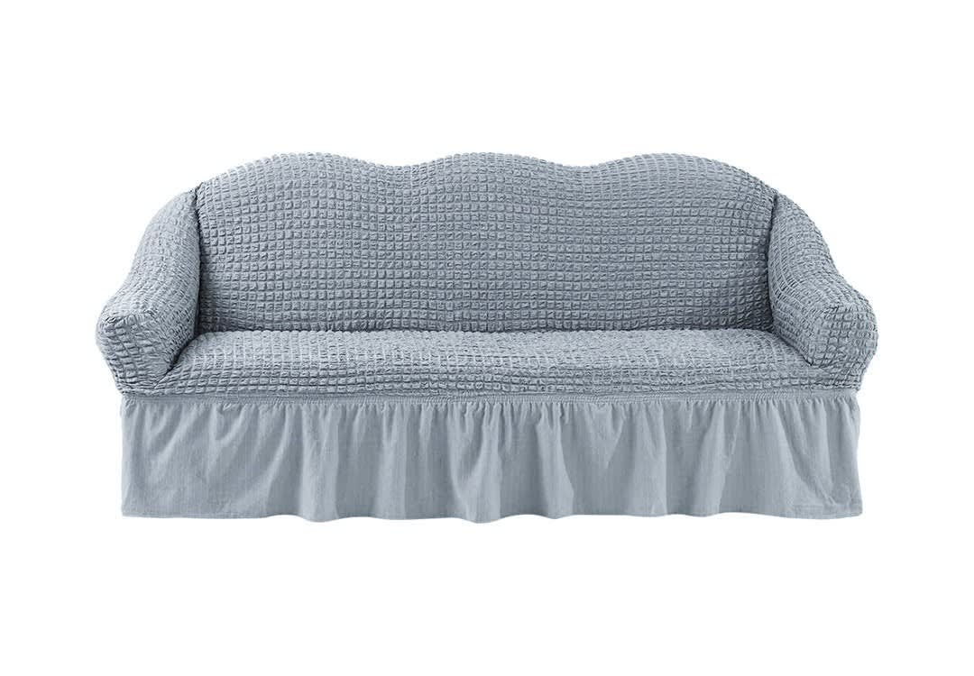 Liliana Turkish Stretch Sofa Cover 3 Seaters - Grey