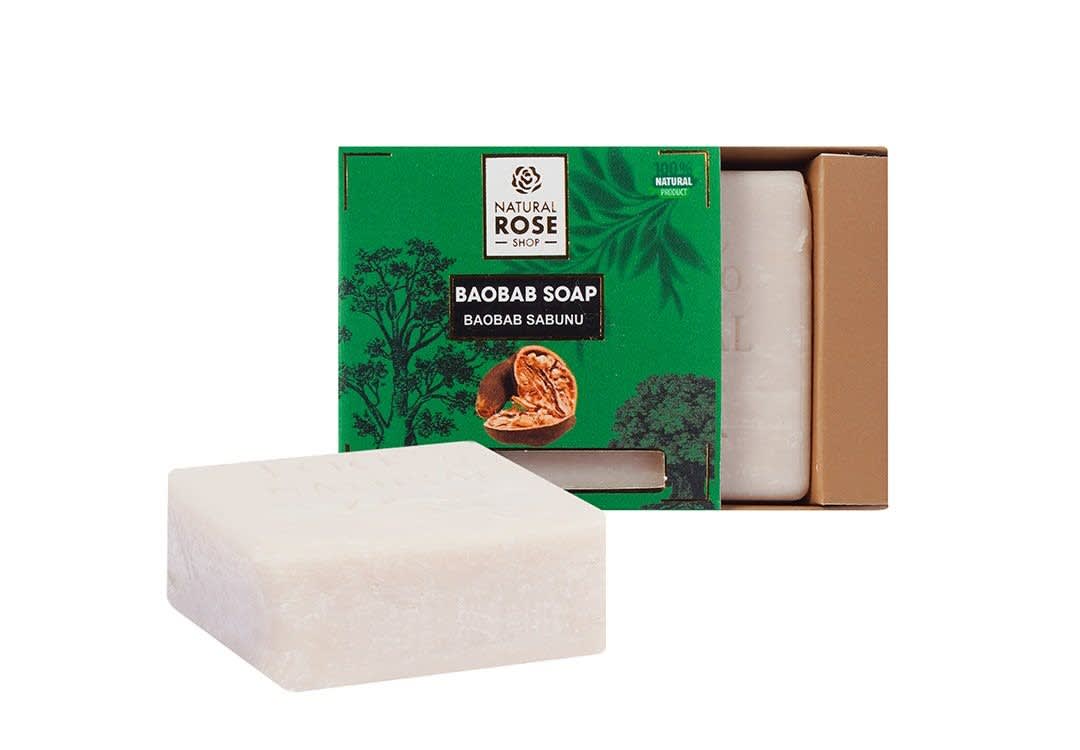 Natural Rose Natural Soap 1 Pc - Baobab