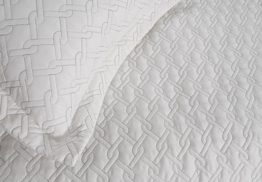 Armada Cotton Bedspread Set 3 PCS - King White