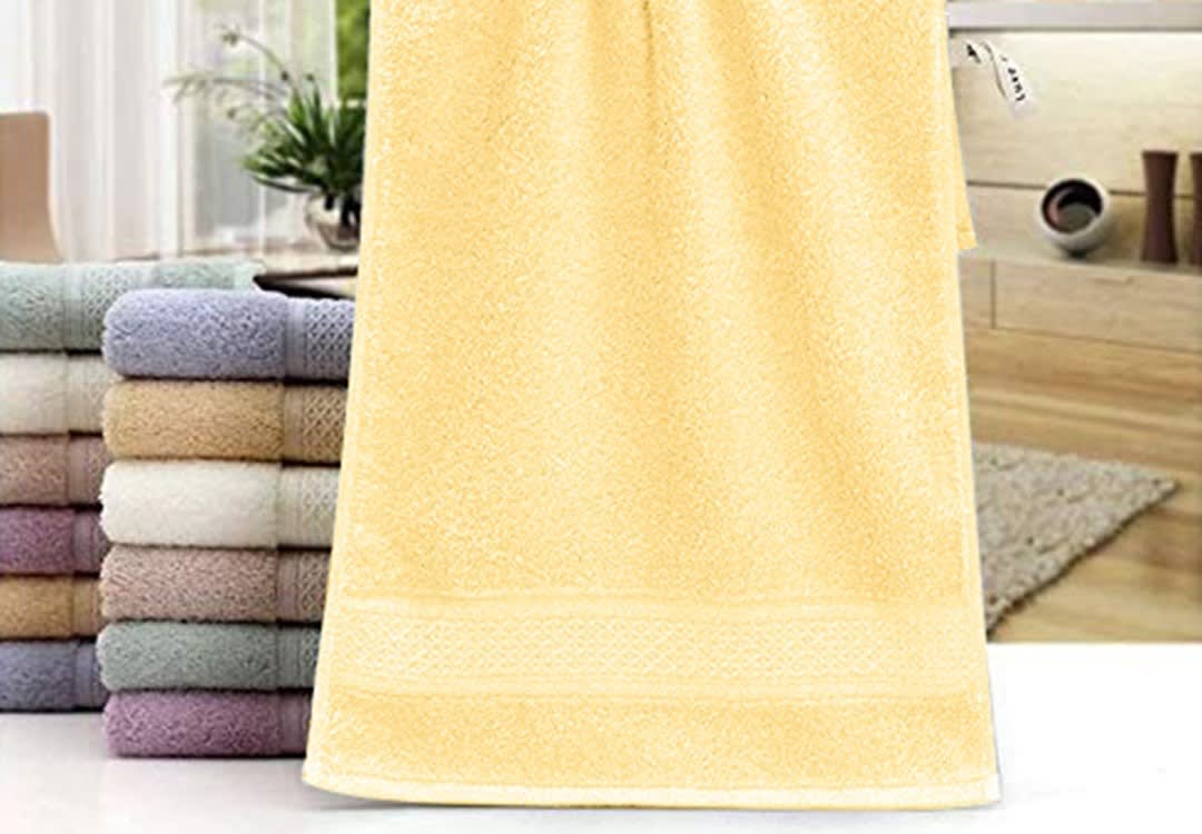 Royal Cotton Towel - ( 70 X 140 ) Yellow