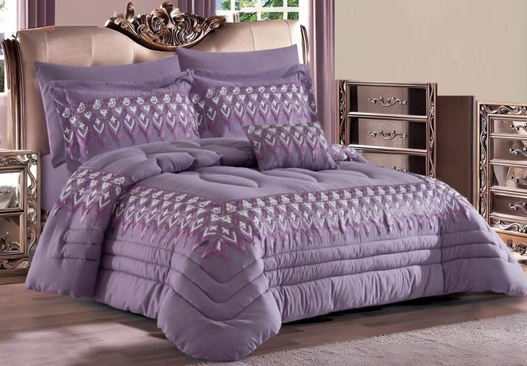 Armada Rania Danteel Comforter Set 7 PCS - King Purple
