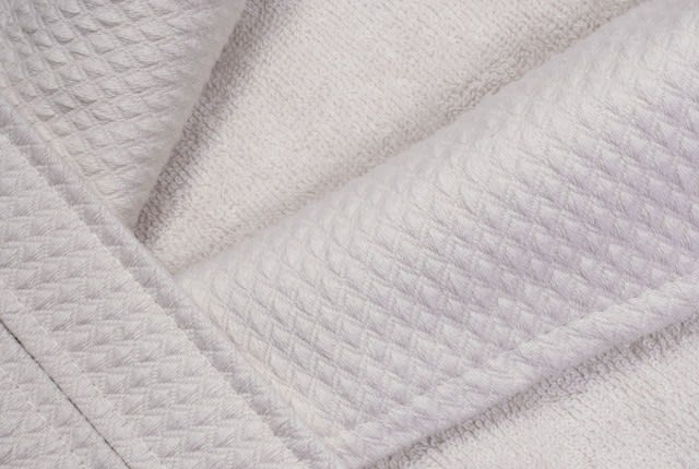 Turkish Cotton Bathrobe For Men 1 PC - Cream  ( XL )