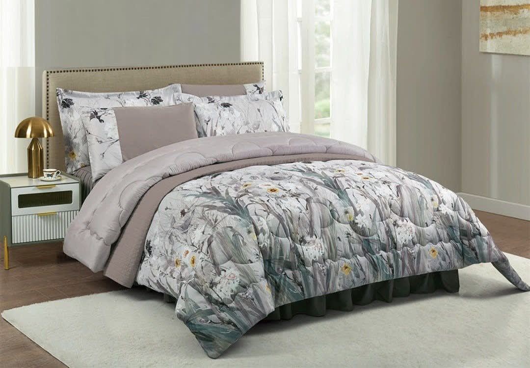 Valentini Comforter Set 7 PCS - King Multi Color