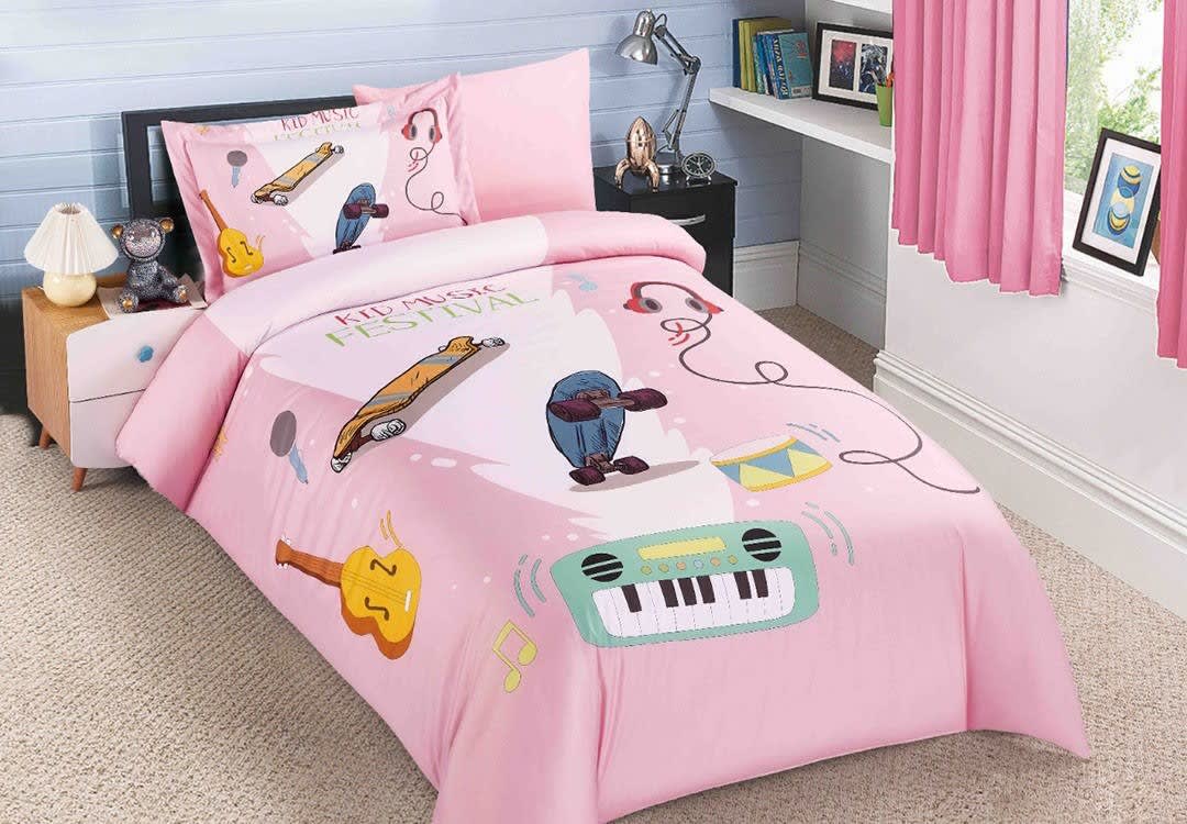 Armada Saad Kids Comforter Set 4 PCS - Pink