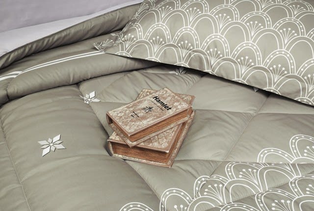 Valentini Comforter Set 6 PCS - King D.olive