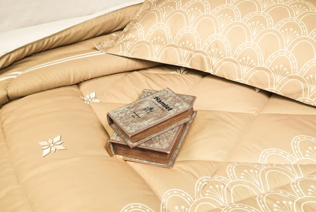 Valentini Comforter Set 6 PCS - King L.Beige
