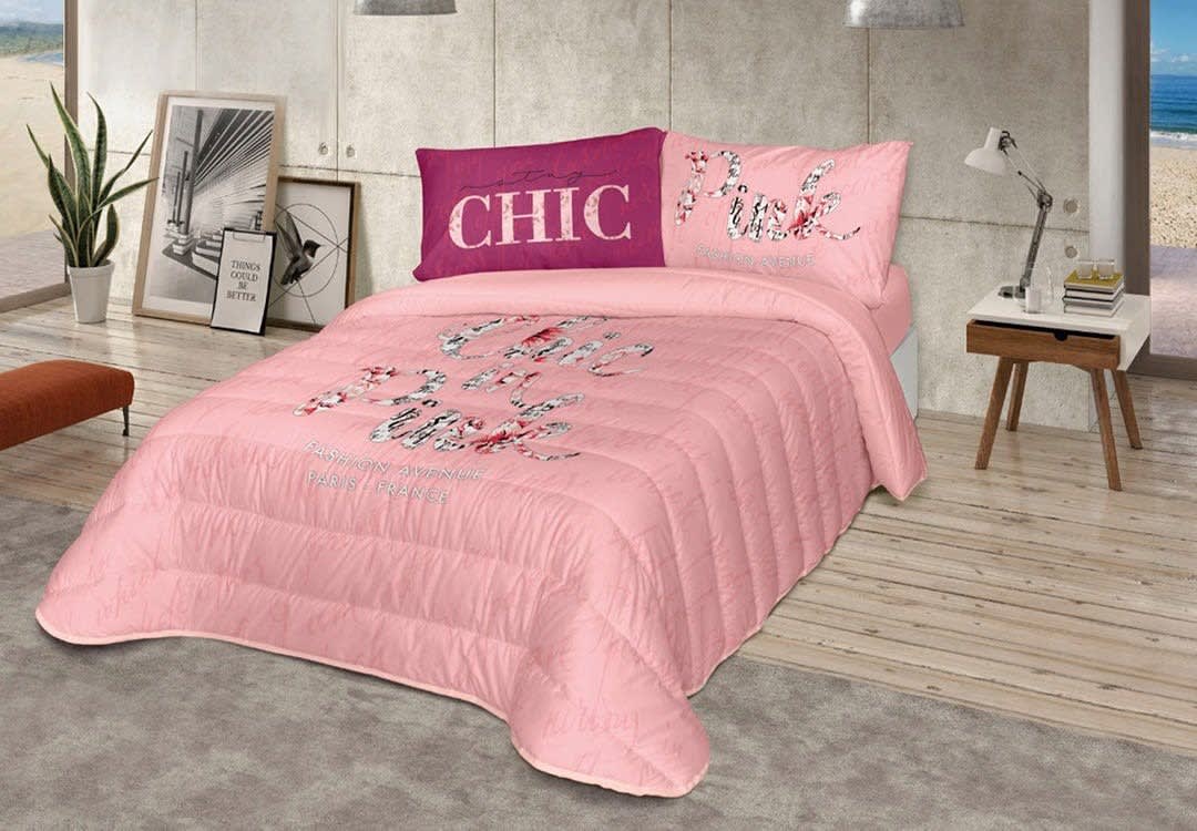 Madrid Kids Comforter Set 4 PCS - L.Pink