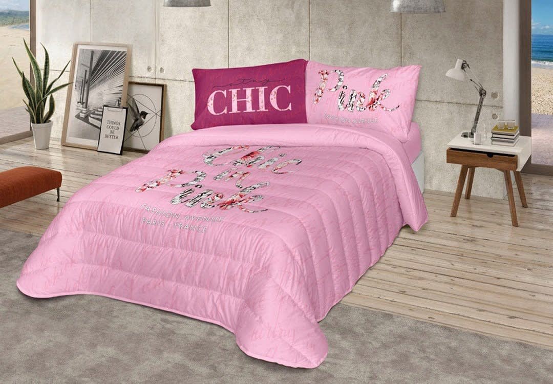 Madrid Kids Comforter Set 4 PCS - Pink