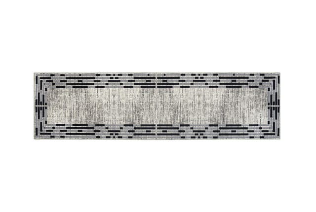Armada Waterproof Carpet - ( 300 X 80 ) cm Beige & Black ( Without White Edges )
