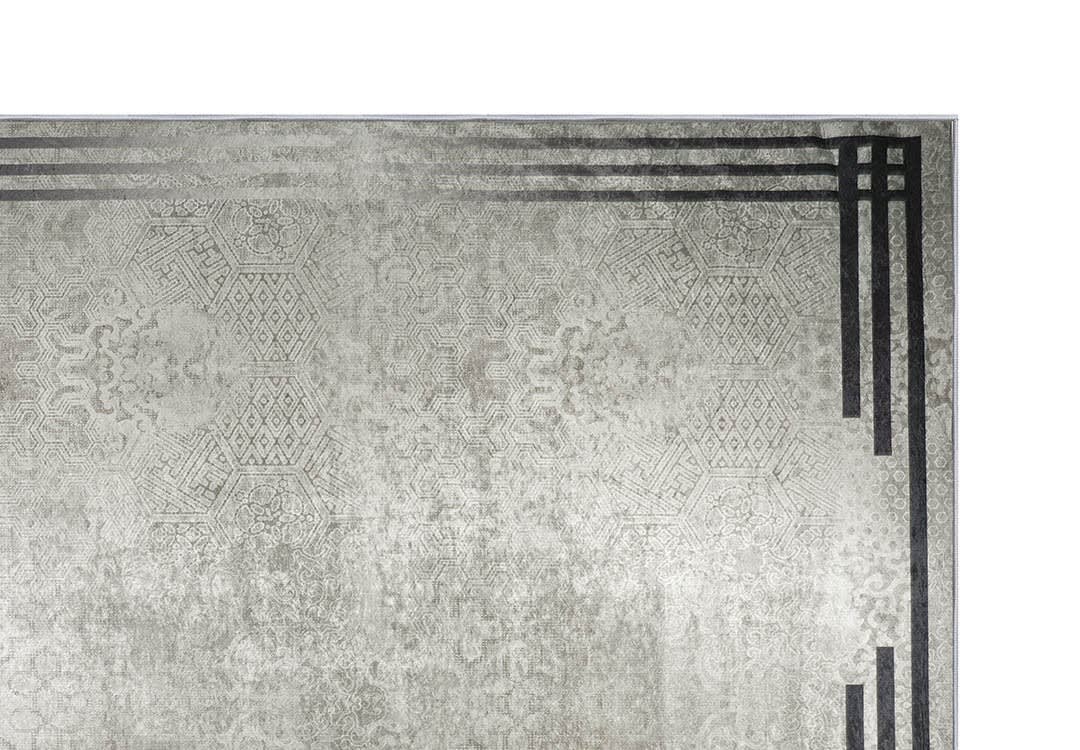 Armada Waterproof Carpet - ( 160 X 230 ) cm Beige & Black ( Without White Edges )