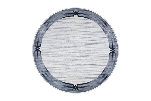 سجاد عازل للماء من أرمادا - ( 160 × 160 ) سم أوف وايت ورمادي (بدون أطراف بيضاء)