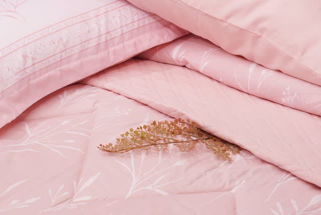 Melba Comforter Set 5 PCS - Single Pink