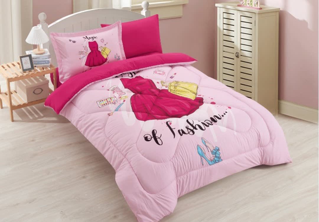 Valentini Kids Comforter Set 4 PCS - Pink