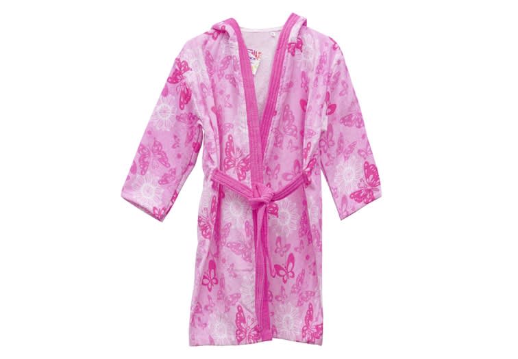 Cannon Cotton Kids Bathrobe butterfly - ( 10 - 12 ) Years Old