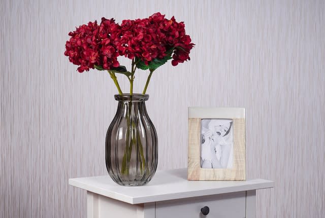 Artificial Hydrangea Flower For Decor 1 PC - Red