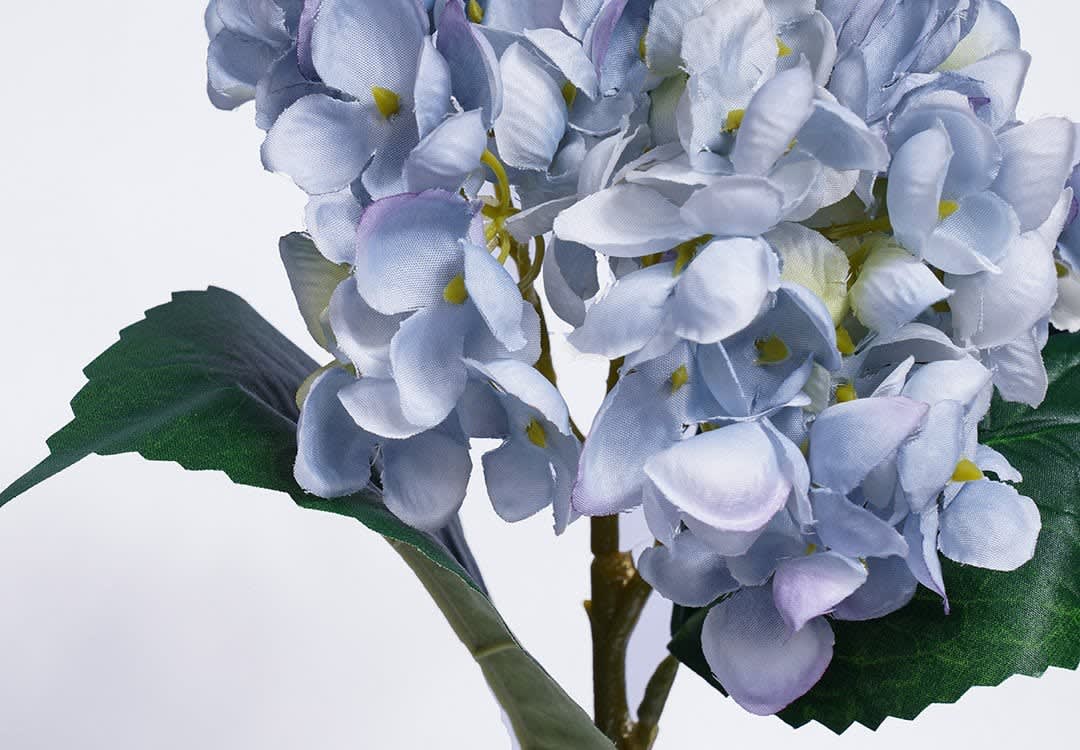 زهرة الهيدرنجا الاصطناعية للديكور 1 قطعة - أزرق
