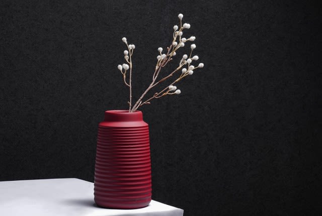Luxury Ceramic Vase For Decor 1 PC - Red