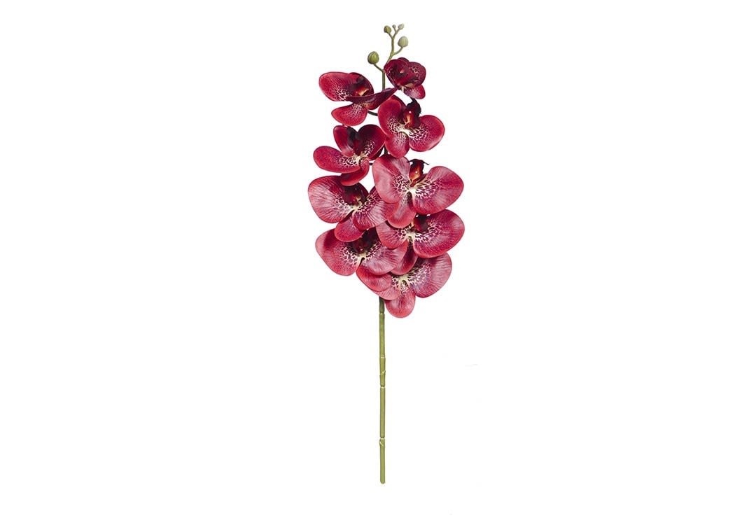 زهرة الأوركيد الأصطناعية 1 قطعة - أحمر