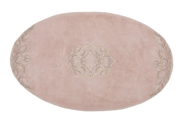 Armada Cotton Bath mat Oval 2 PCS - Pink