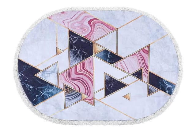 Armada Waterproof Carpet - Oval ( 160 X 230 ) cm Multicolor