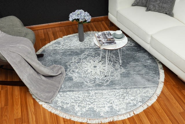 Armada Waterproof Carpet - ( 160 X 160 ) cm Grey