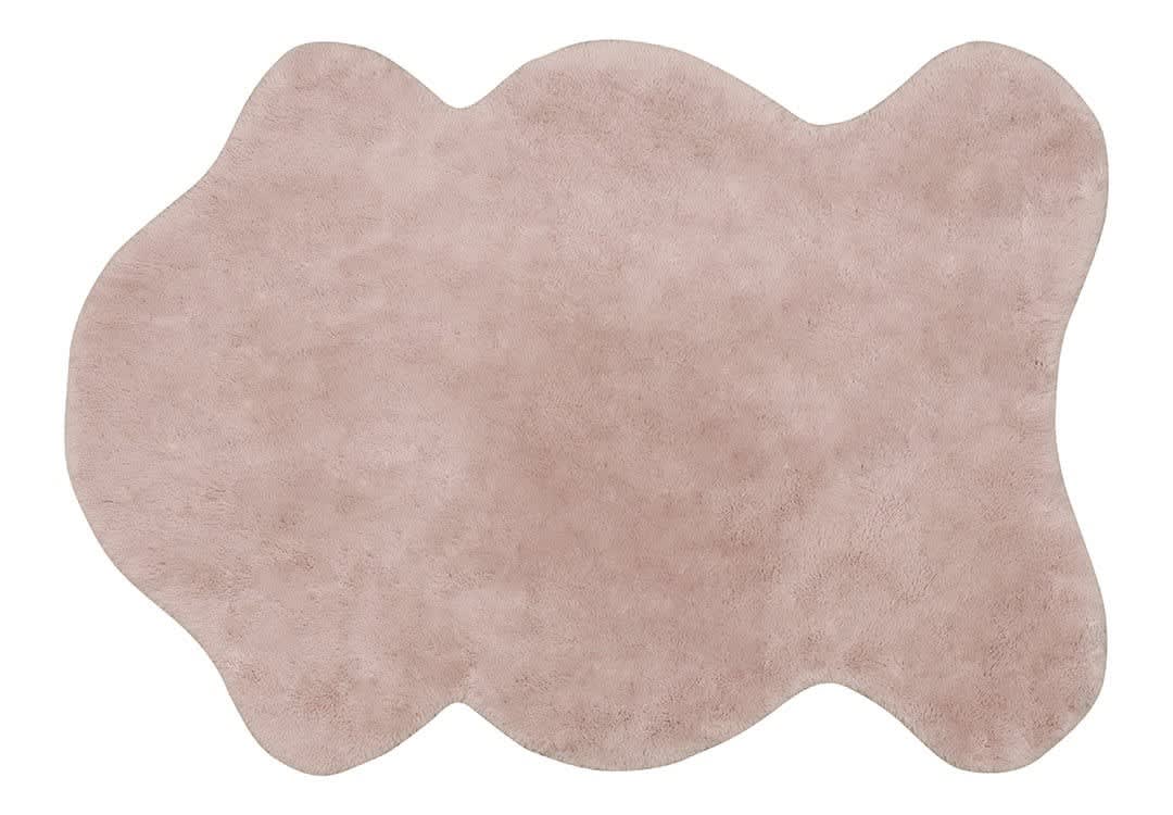 أرضية فرو من أرمادا 1 قطعة (140 × 100 ) سم - وردي