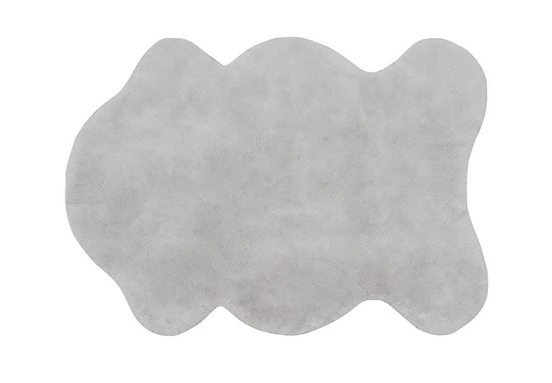 أرضية فرو من أرمادا 1 قطعة ( 70 × 100 ) سم - سيلفر