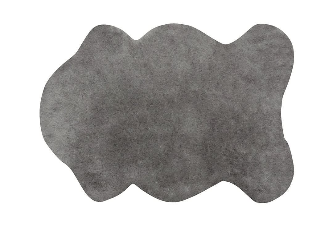 أرضية فرو من أرمادا 1 قطعة ( 70 × 100 ) سم - رمادي غامق