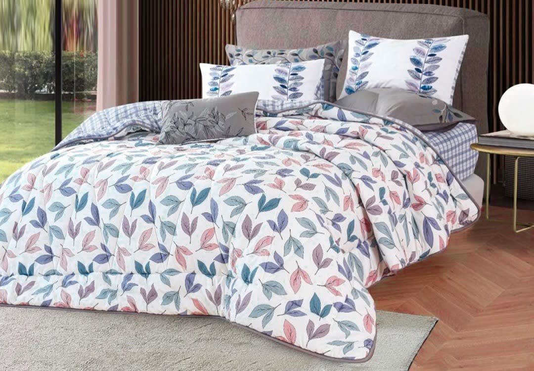 Ocean Cotton Comforter Set 7 PCS - King Multicolor
