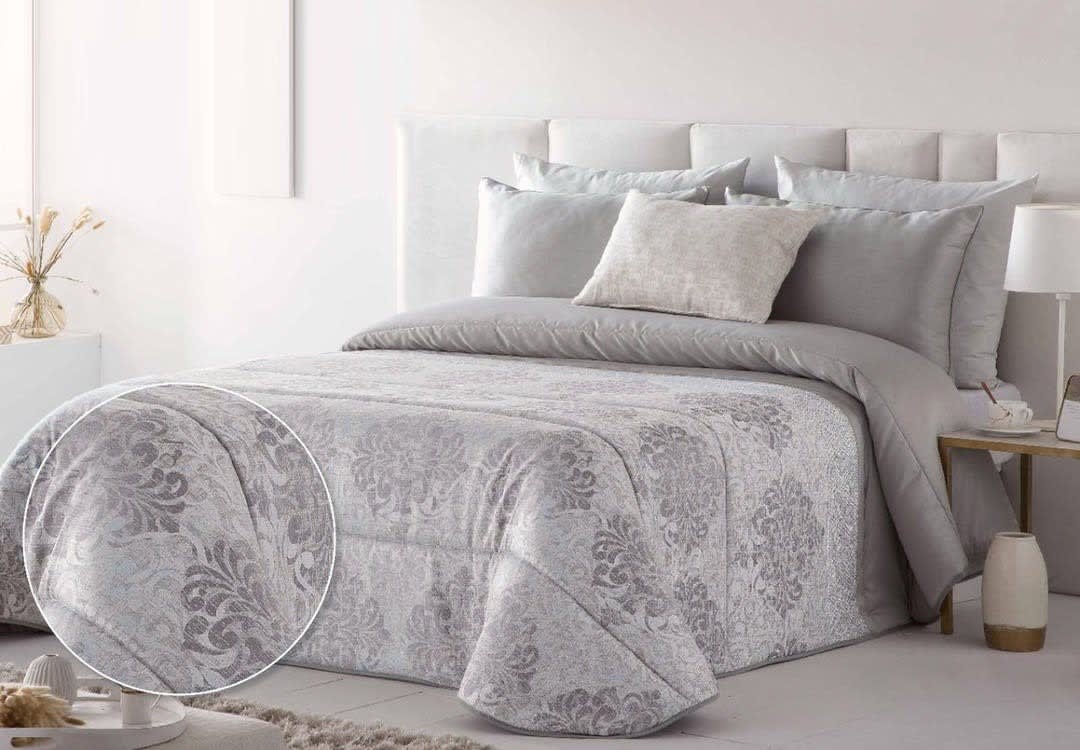 Antilo Wedding Comforter Set 7 PCS - King D.Beige & Off White