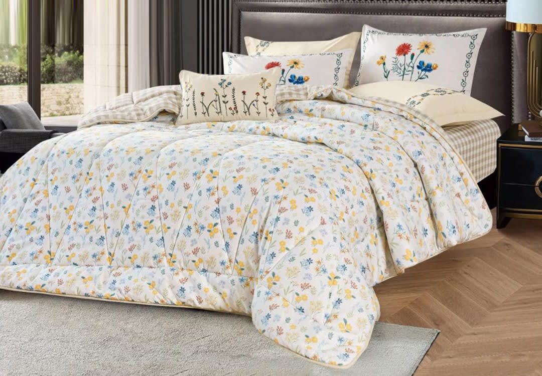 Ocean Cotton Comforter Set 4 PCS - Single Multicolor