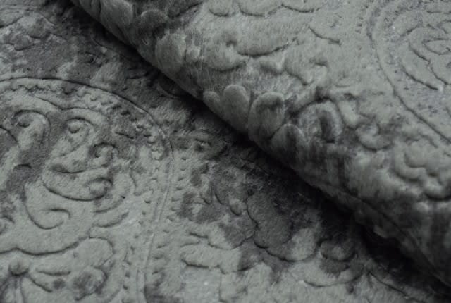 Armada Luxuary Velvet Carpet - ( 190 x 290 ) cm D.Grey