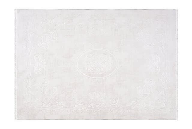 سجاد مخمل فاخر من أرمادا - ( 160 × 230 ) سم أوف وايت