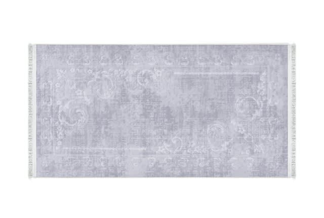 سجاد ممرات مخمل فاخر من أرمادا - ( 150 × 80 ) سم سيلفر
