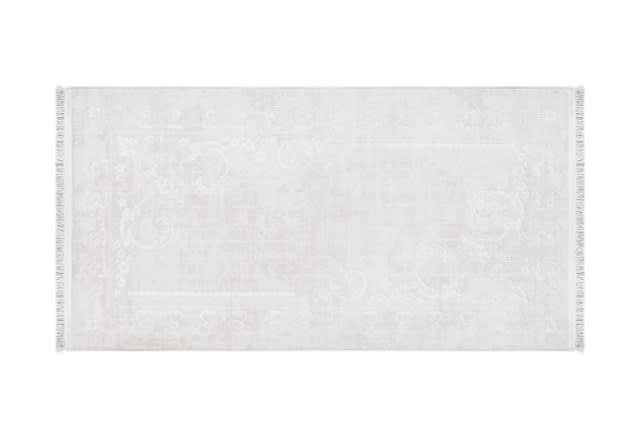 سجاد ممرات مخمل فاخر من أرمادا - ( 150 × 80 ) سم أوف وايت