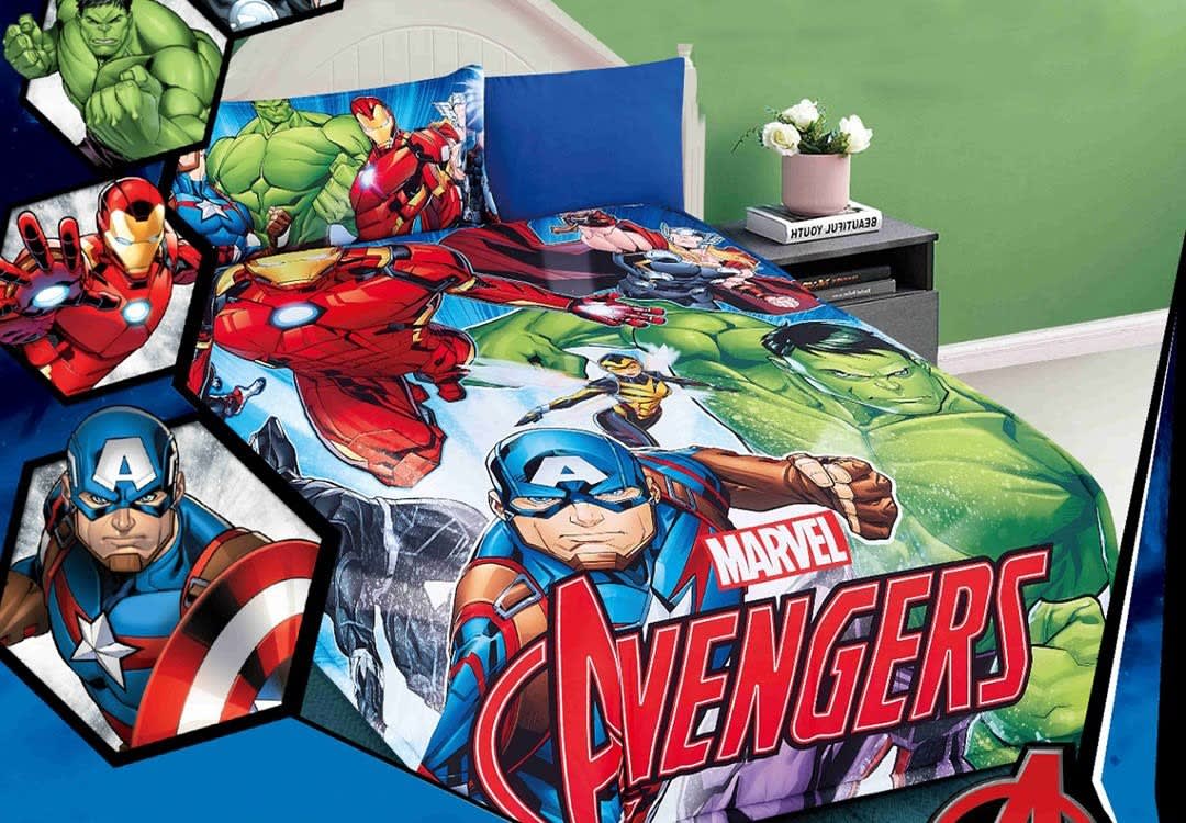 Disney Avengers Comforter Set 4 PCs - Multicolor