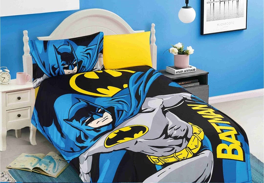 Disney Bat Man Comforter Set 4 PCs - Multicolor