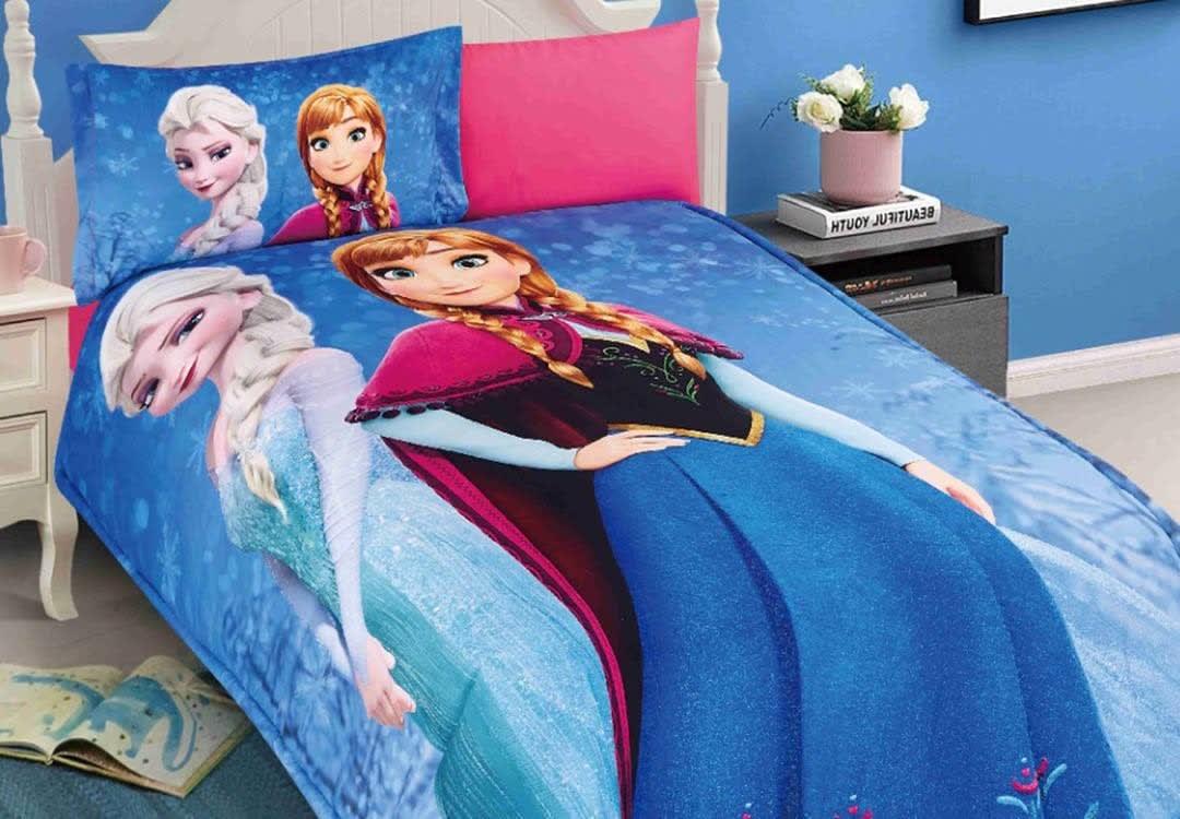 Disney Frozen Comforter Set 4 PCs - Blue