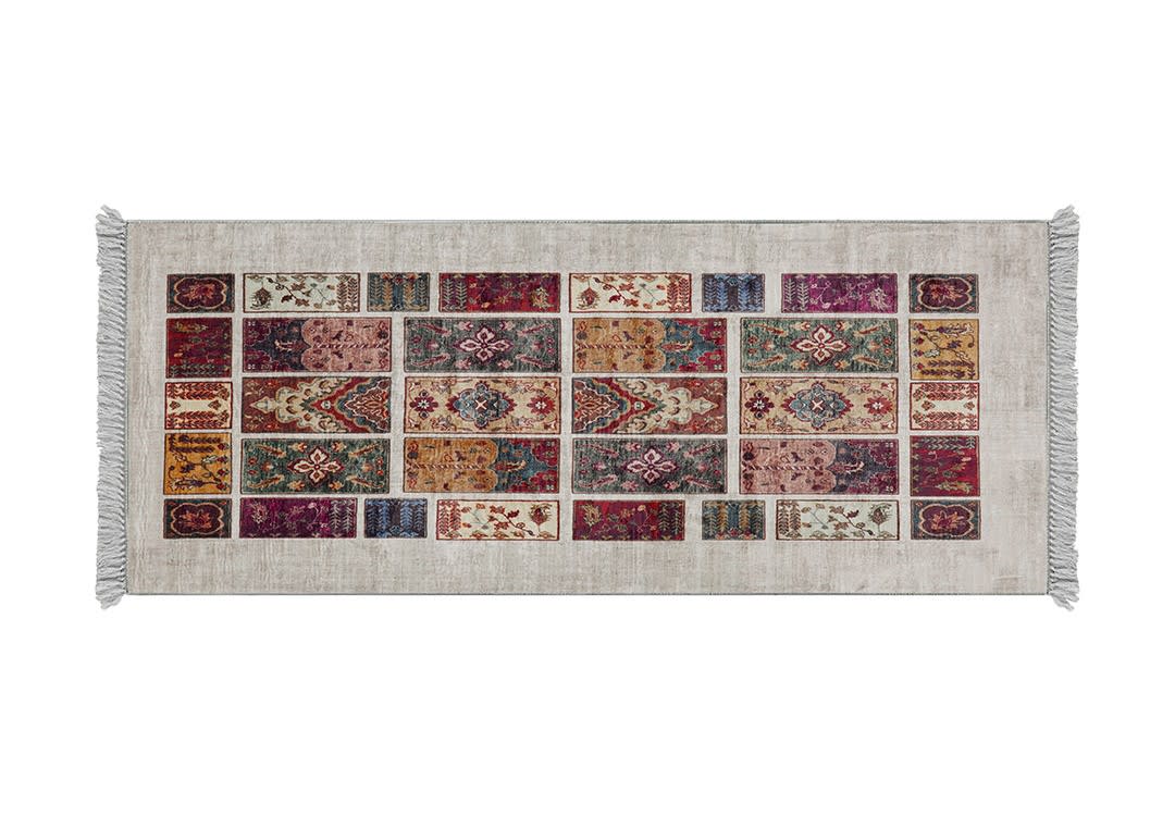 Bamboo Premium Passage Carpet - ( 200 X 80 ) cm Multicolor